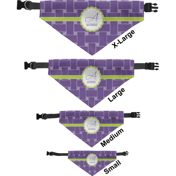 Waffle Weave Pet Bandana Sizes