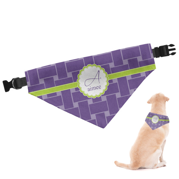 Custom Waffle Weave Dog Bandana (Personalized)