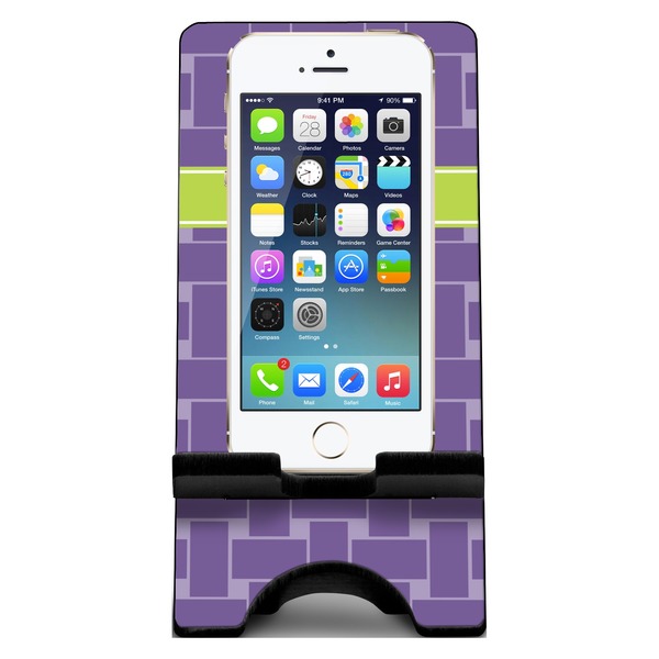 Waffle Weave Phone Stand w/ Phone