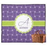 Waffle Weave Outdoor Picnic Blanket (Personalized)