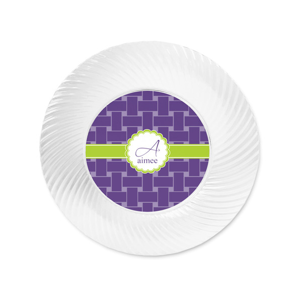 Waffle Weave Plastic Party Appetizer & Dessert Plates - Approval