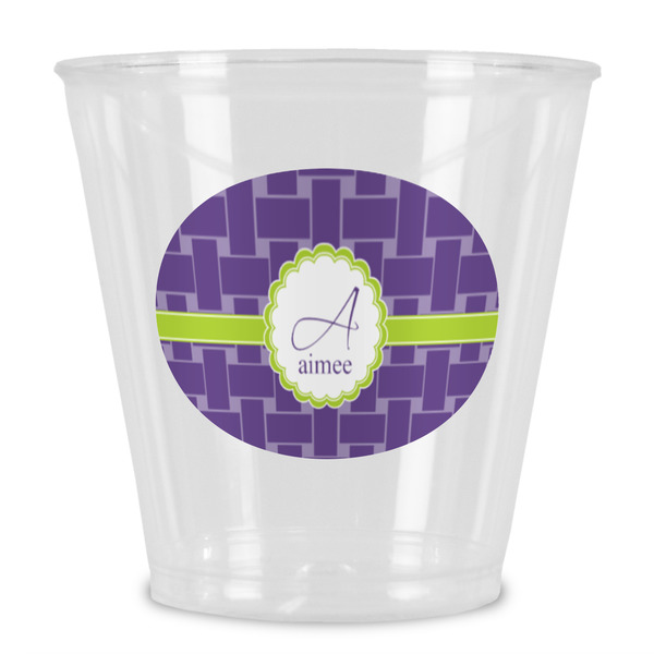 Custom Waffle Weave Plastic Shot Glass (Personalized)