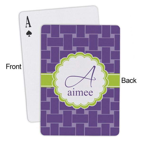 Waffle Weave Playing Cards - Approval