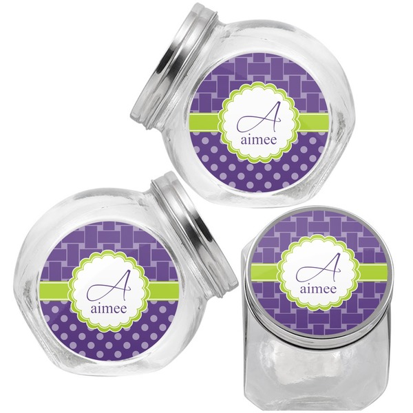 Waffle Weave Puppy Treat Jar - Top Left Right