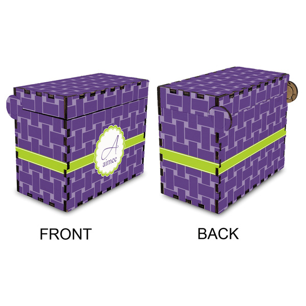 Waffle Weave Recipe Box - Full Color - Approval