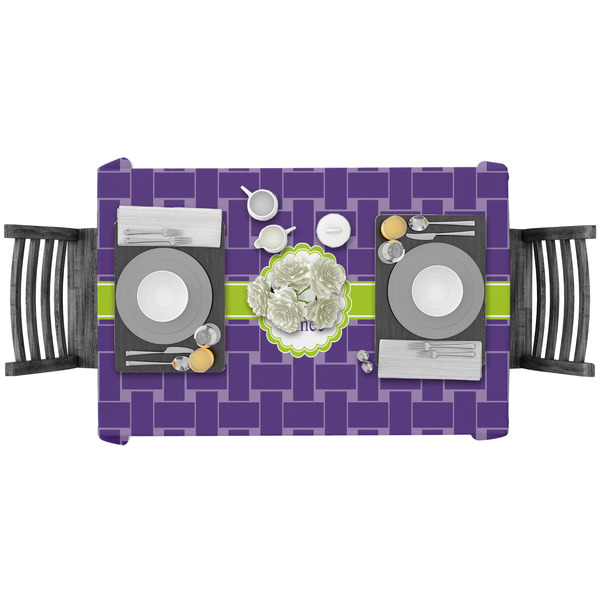 Waffle Weave Rectangular Tablecloths - LIFESTYLE