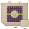 Waffle Weave Reusable Cotton Grocery Bag - Front & Back View
