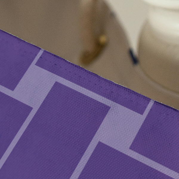 Waffle Weave Large Rope Tote - Close Up View