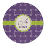 Waffle Weave Round Linen Placemat (Personalized)