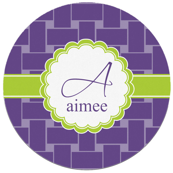 Waffle Weave Round Mousepad - APPROVAL