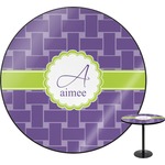 Waffle Weave Round Table (Personalized)