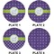 Waffle Weave Set of Lunch / Dinner Plates (Approval)