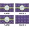 Waffle Weave Set of Rectangular Dinner Plates (Approval)