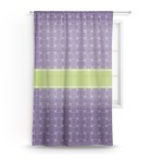 Waffle Weave Sheer Curtain (Personalized)