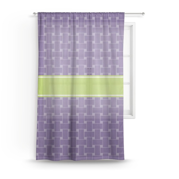 Custom Waffle Weave Sheer Curtain
