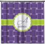 Waffle Weave Shower Curtain - 71" x 74" (Personalized)