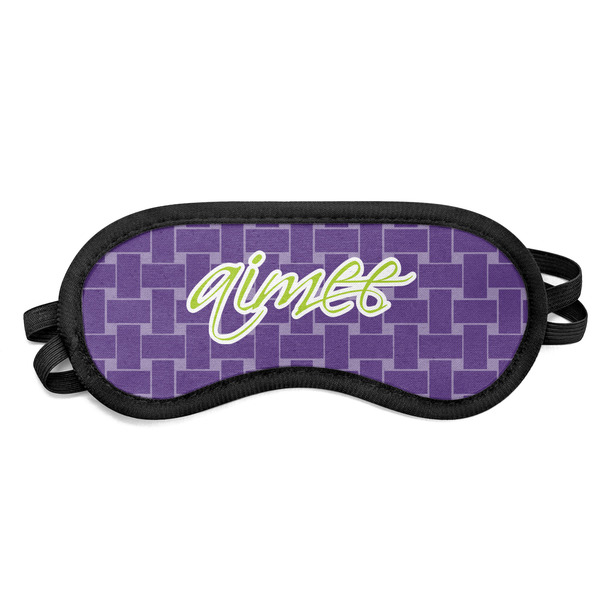Custom Waffle Weave Sleeping Eye Mask - Small (Personalized)