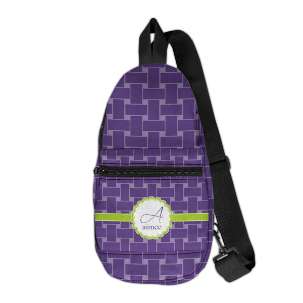Custom Waffle Weave Sling Bag (Personalized)