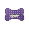 Waffle Weave Bone Shaped Dog Food Mat (Small) (Personalized)
