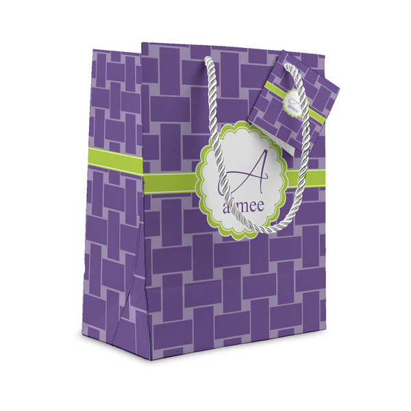 Custom Waffle Weave Gift Bag (Personalized)