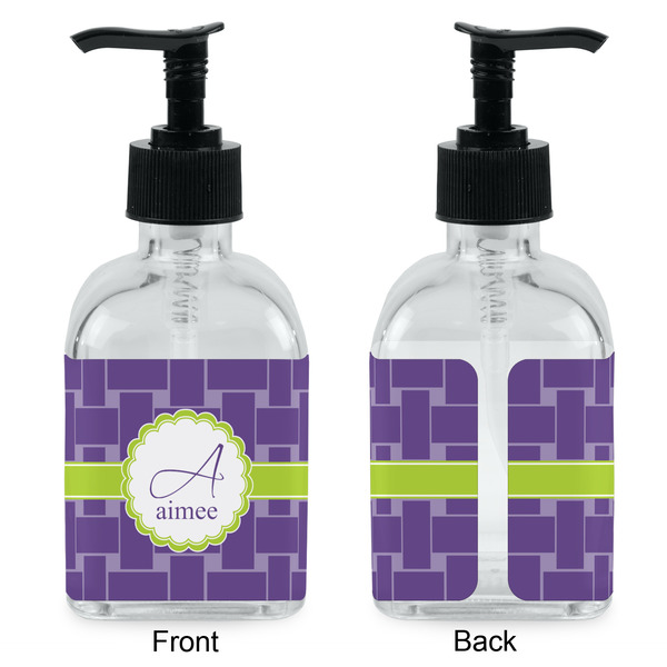 Waffle Weave Glass Soap/Lotion Dispenser - Approval