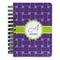 Waffle Weave Spiral Notebook - 5x7 w/ Name and Initial