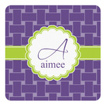 Waffle Weave Square Decal (Personalized)