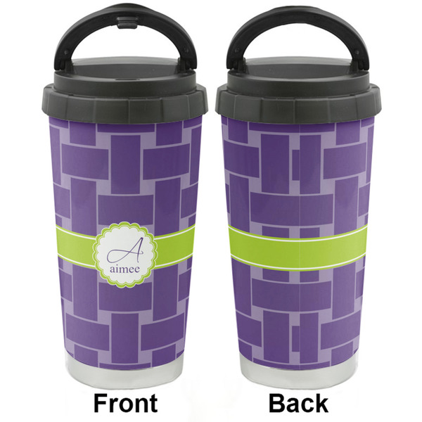 Waffle Weave Stainless Steel Travel Cup - Apvl