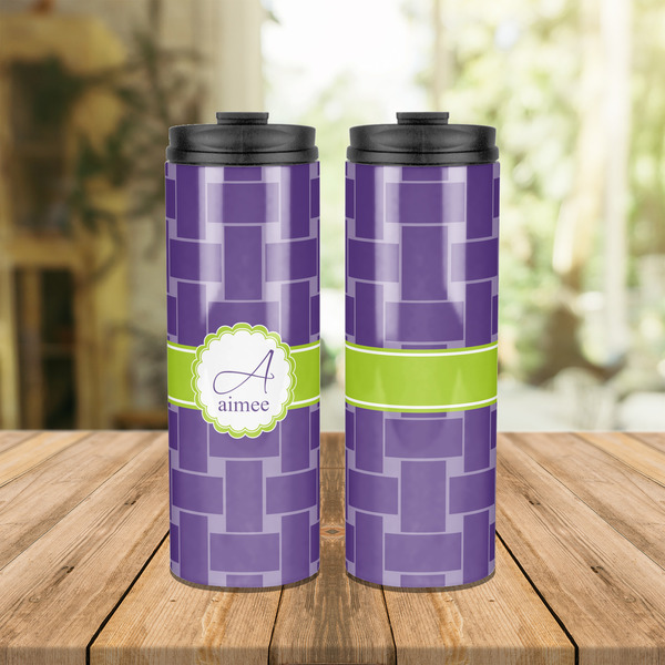 Waffle Weave Stainless Steel Tumbler - Lifestyle