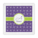 Waffle Weave Standard Decorative Napkins (Personalized)