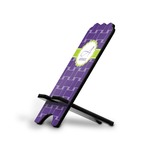 Waffle Weave Stylized Cell Phone Stand - Small w/ Name and Initial