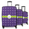 Waffle Weave 3 Piece Luggage Set - 20" Carry On, 24" Medium Checked, 28" Large Checked (Personalized)