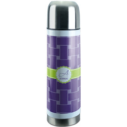 Waffle Weave Stainless Steel Thermos (Personalized)