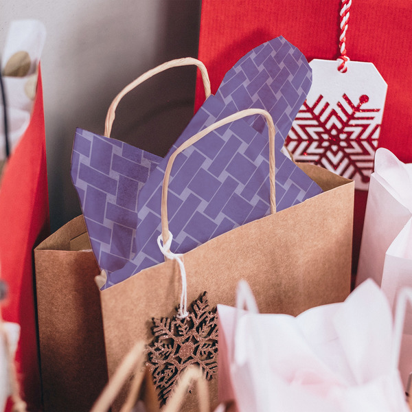 Waffle Weave Tissue Paper - In Gift Bag