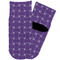 Waffle Weave Toddler Ankle Socks - Single Pair - Front and Back