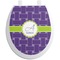 Waffle Weave Toilet Seat Decal (Personalized)