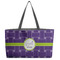 Waffle Weave Beach Totes Bag - w/ Black Handles (Personalized)
