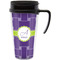 Waffle Weave Acrylic Travel Mug with Handle (Personalized)