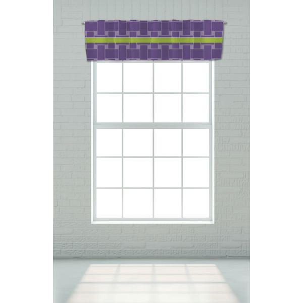 Waffle Weave Valance - On window