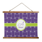 Waffle Weave Wall Hanging Tapestry - Wide (Personalized)