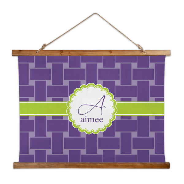 Custom Waffle Weave Wall Hanging Tapestry - Wide (Personalized)