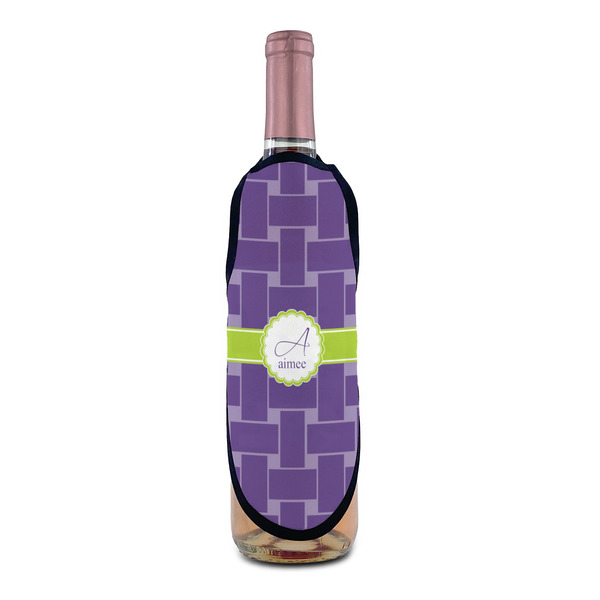 Waffle Weave Wine Bottle Apron - IN CONTEXT