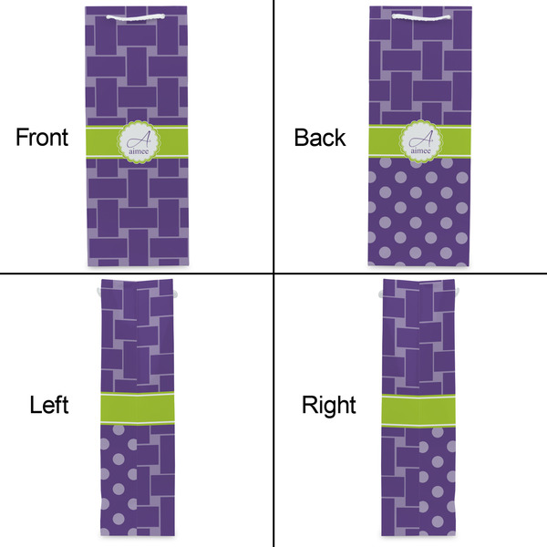 Waffle Weave Wine Gift Bag - Matte - Approval