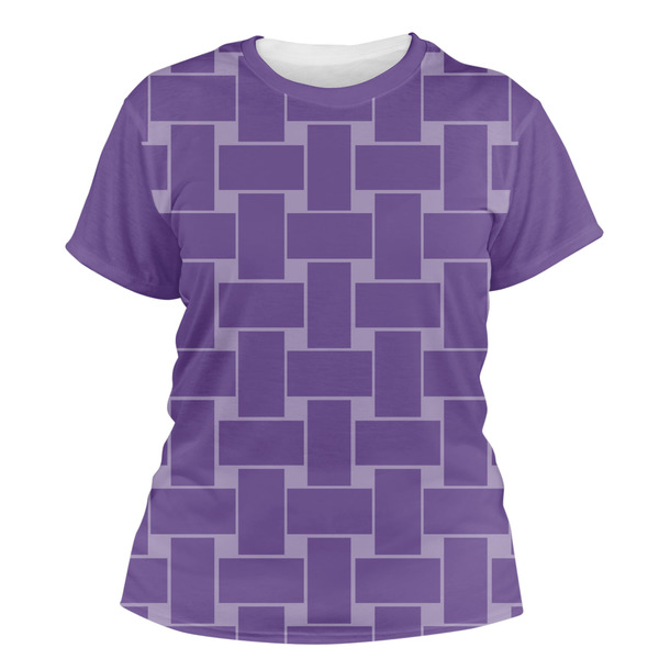 Custom Waffle Weave Women's Crew T-Shirt - 2X Large