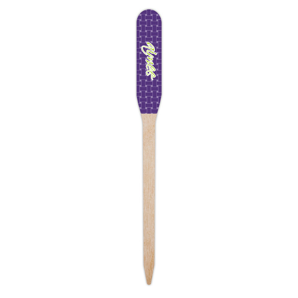Waffle Weave Wooden Food Pick - Paddle - Single Pick
