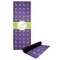 Waffle Weave Yoga Mat with Black Rubber Back Full Print View