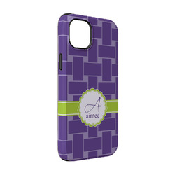 Waffle Weave iPhone Case - Rubber Lined - iPhone 14 Pro (Personalized)