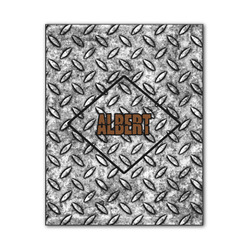 Diamond Plate Wood Print - 11x14 (Personalized)