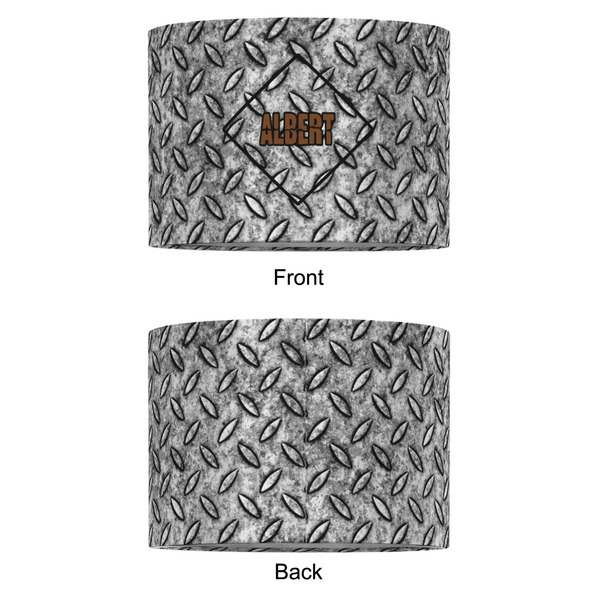 Diamond Plate 12" Drum Lampshade - APPROVAL (Fabric)