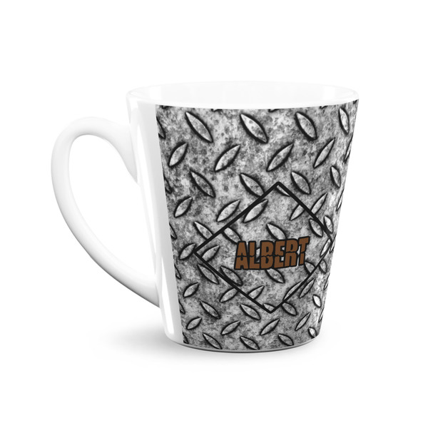 Diamond Plate 12 Oz Latte Mug - Front